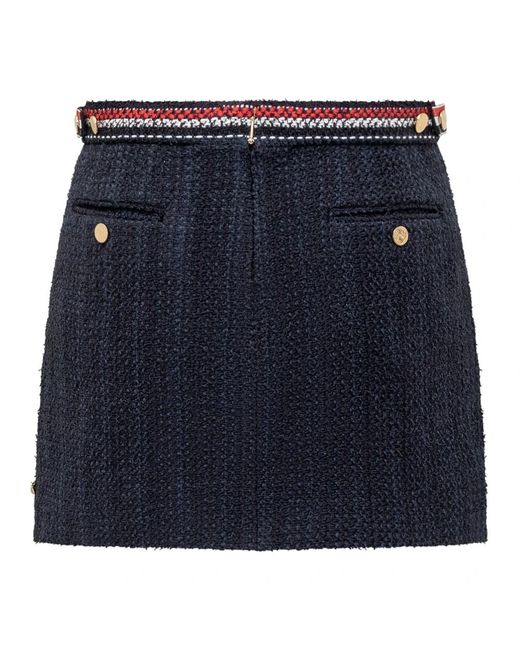 Thom Browne Blue Short Skirts
