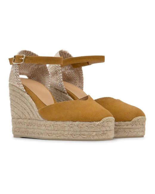 Wedges Castaner en coloris Metallic