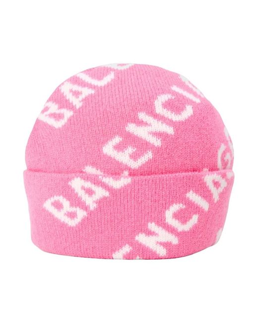 Balenciaga Pink Beanies