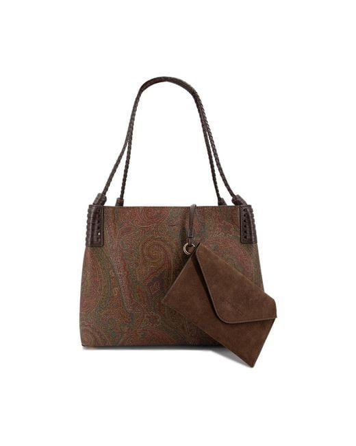 Etro Brown Tote Bags