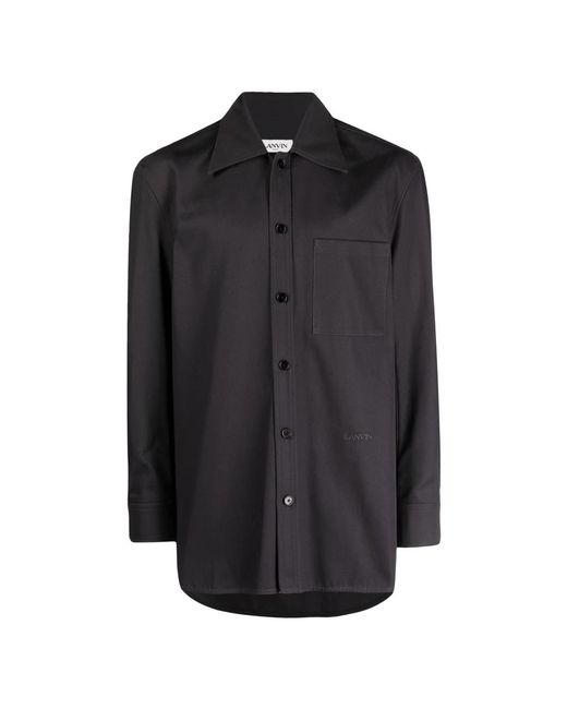 Lanvin Black Light Jackets for men