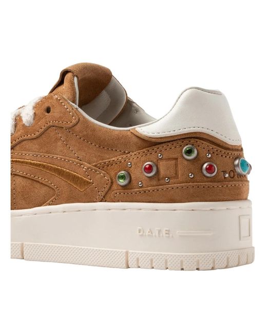 Date Brown Sneakers for men