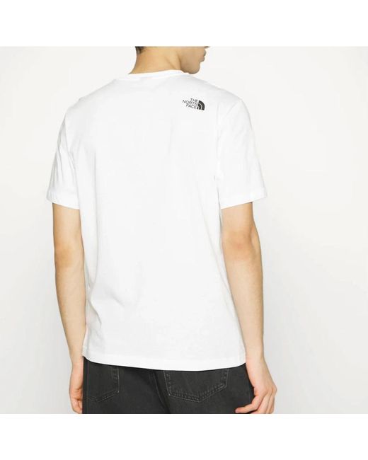 The North Face T-shirts in White für Herren