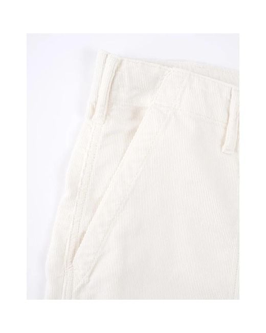Hartford White Casual Shorts for men