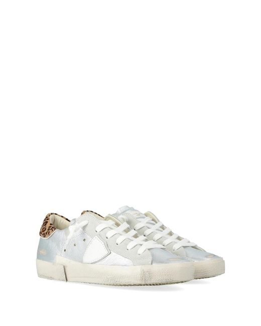 Philippe Model Sneakers in het White
