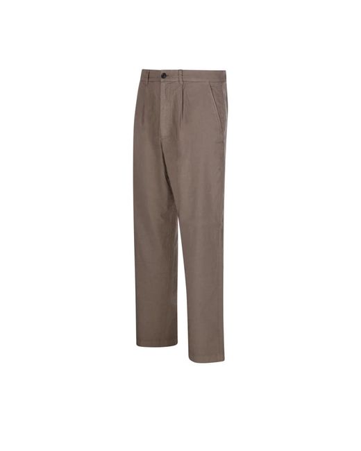 Department 5 Brown Straight Trousers for men