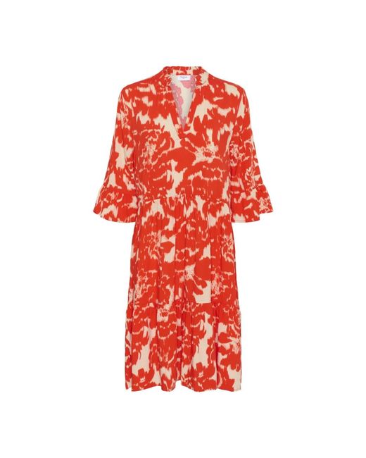 Midi Dresses Saint Tropez de color Red