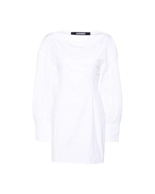 Jacquemus White Short Dresses