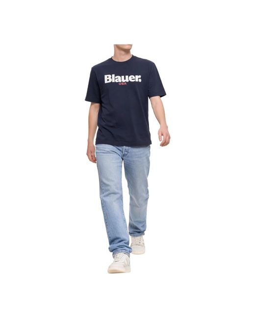 Blauer Blue T-Shirts for men