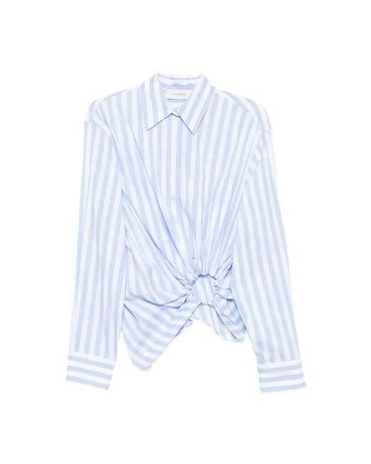Sportmax Blouse Strepen in het Blue