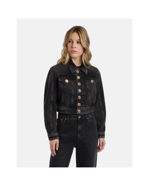 Dondup Denim Jacket in het Black