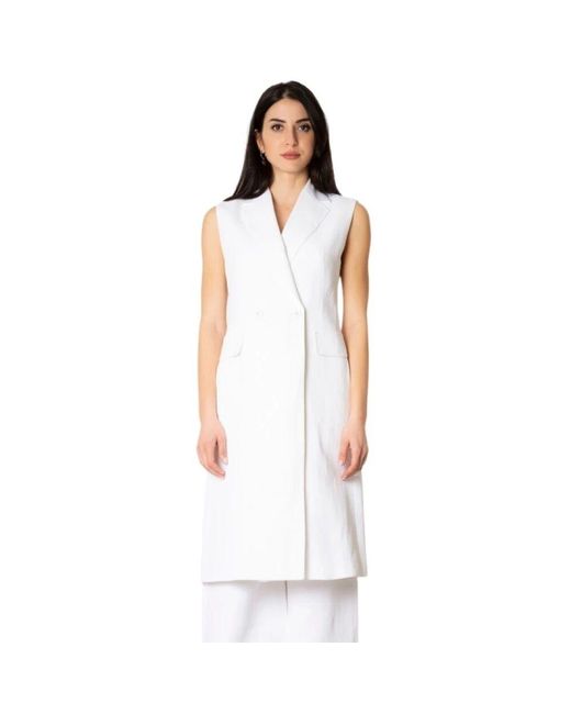 Vests Max Mara en coloris White