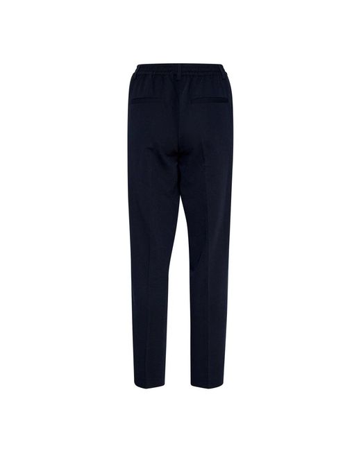 Kaffe Blue Straight Trousers