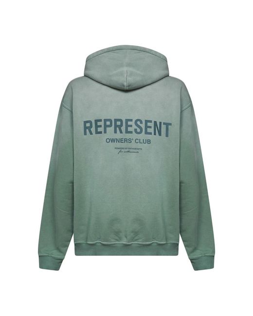Hoodies Represent de hombre de color Green
