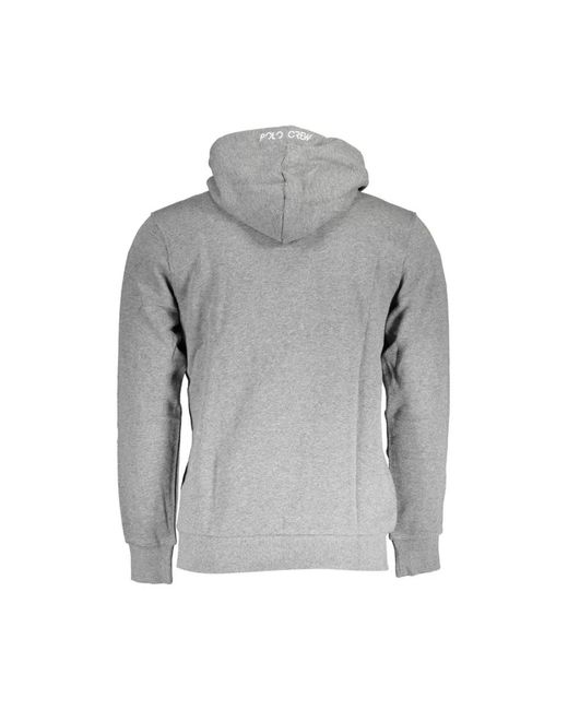 La Martina Gray Zip-Throughs for men