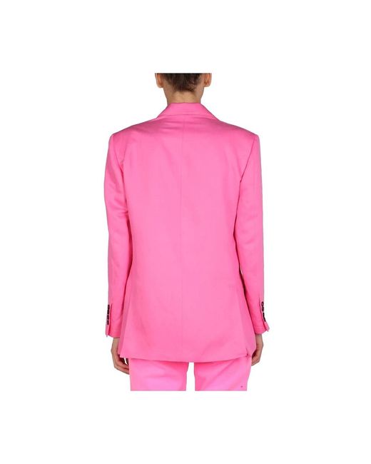 MSGM Pink Einbrustjacke