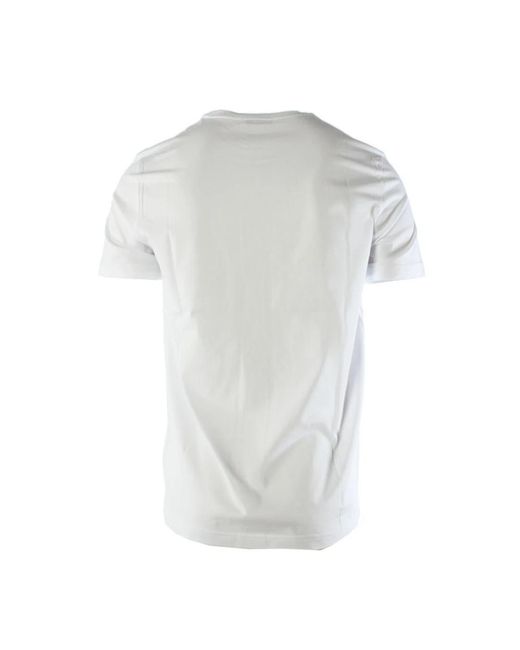 Dondup Tops ,Wit ,Katoen Katoenen T-Shirt in het White voor heren