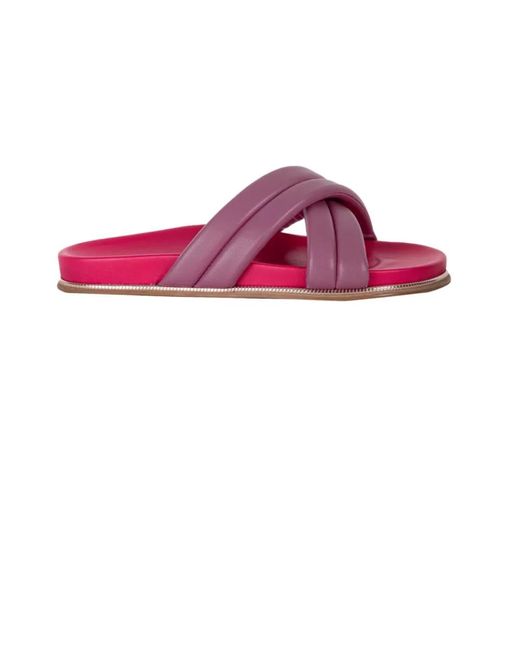 Sandalias elegantes para el verano Baldinini de color Purple