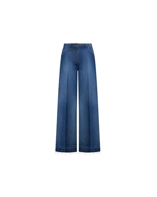 Silvian Heach Wide Jeans in het Blue