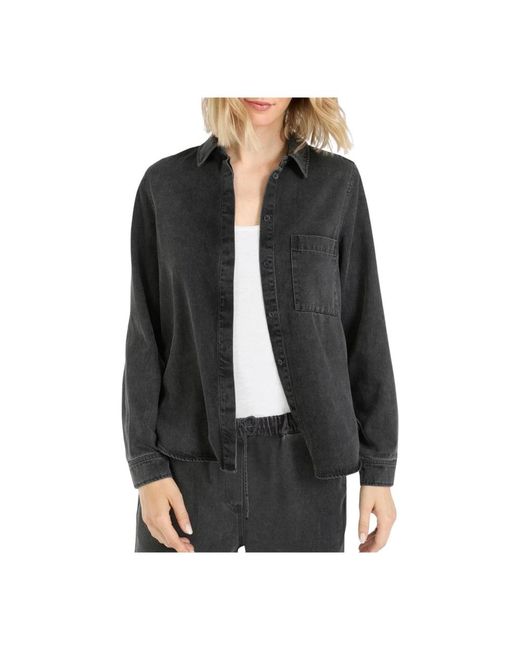 Juvia Overhemden ,Zwart ,Camisa 811 24 468 in het Black