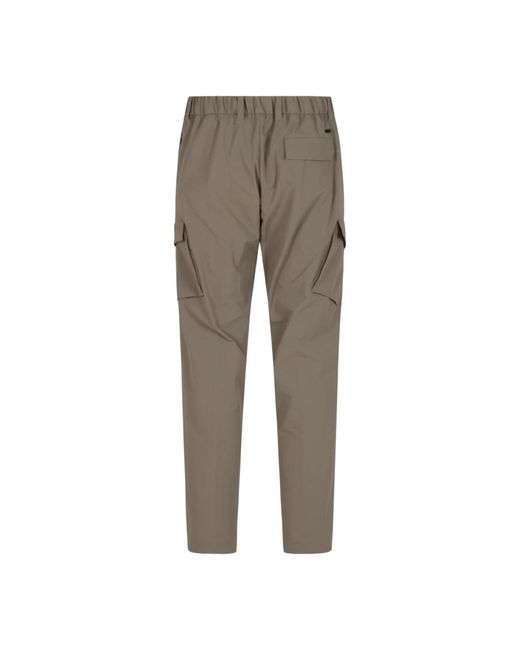 Herno Gray Slim-Fit Trousers for men