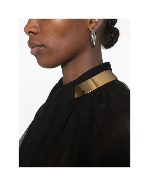 Elisabetta Franchi Black Blouses