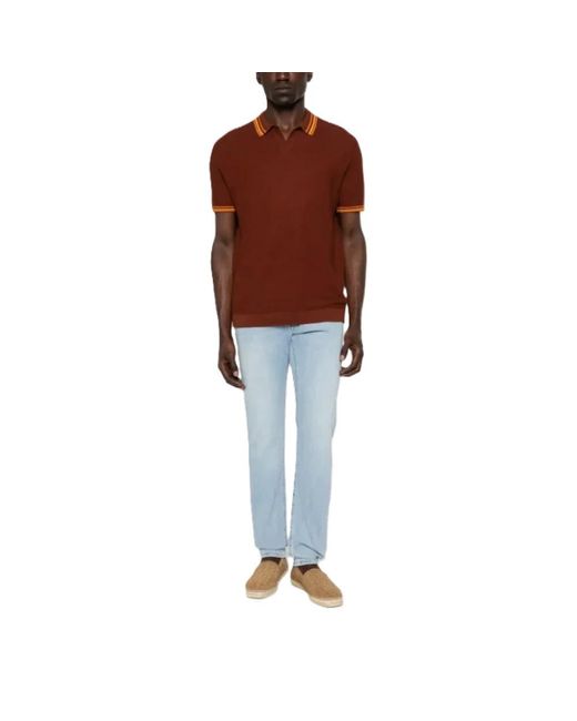 Incotex Blue Slim Fit Jeans for men