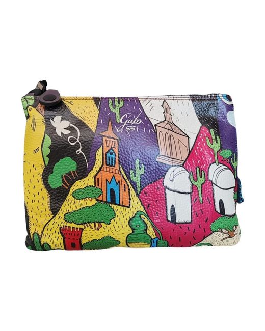 Gabs Multicolor Schultertasche Basic Schwarz