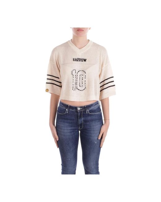 Barrow V-Neck Knitwear in het Blue