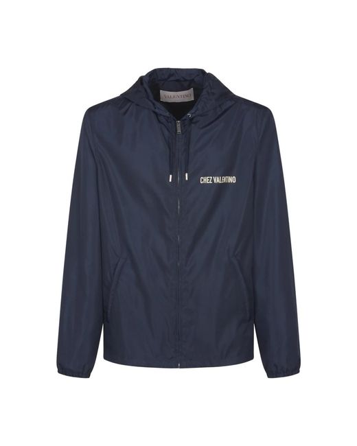 Valentino Blue Light Jackets for men