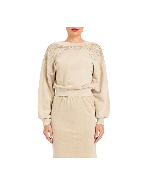 Twinset Natural Sweatshirts
