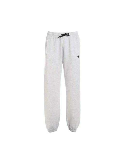 Marcelo Burlon Gray Track Pants for men