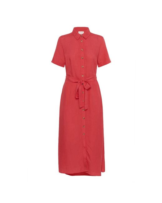 Shirt Dresses di Part Two in Red