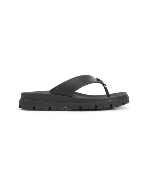 Prada Black Soft Cage Thongs for men