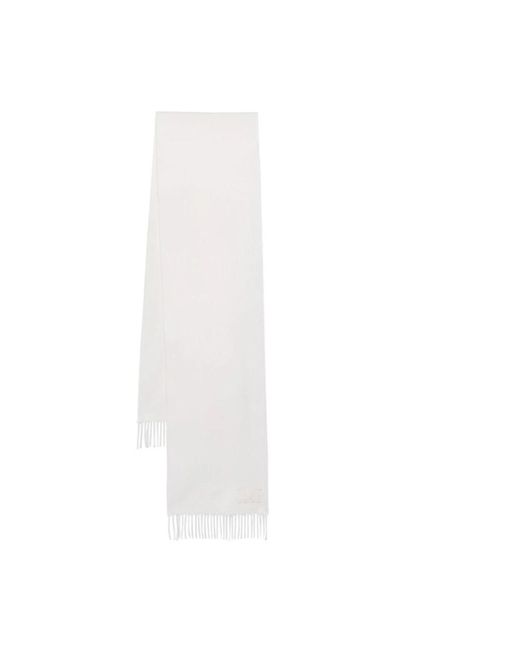Max Mara White Winter Scarves