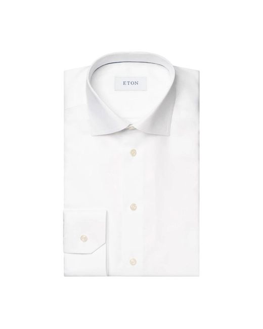 Eton of Sweden White Formal Shirts for men