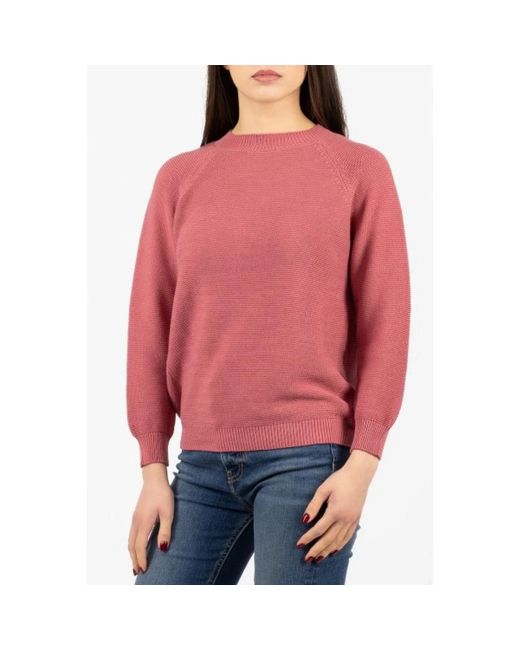 Weekend by Maxmara Red Round-Neck Knitwear