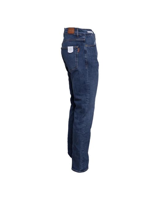Siviglia Blue Slim Fit Jeans for men