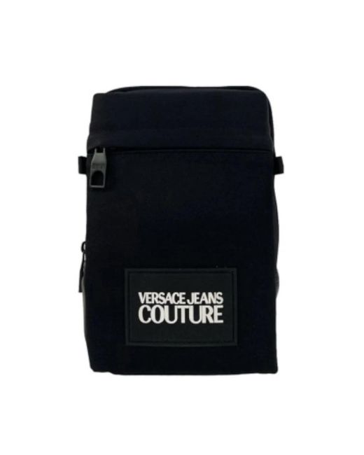 Versace Black Belt Bags for men