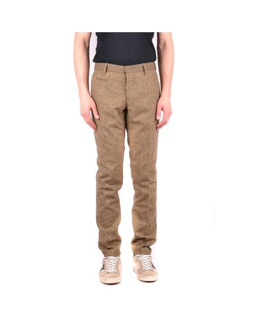 Incotex Slim-Fit Broeken in het Natural voor heren