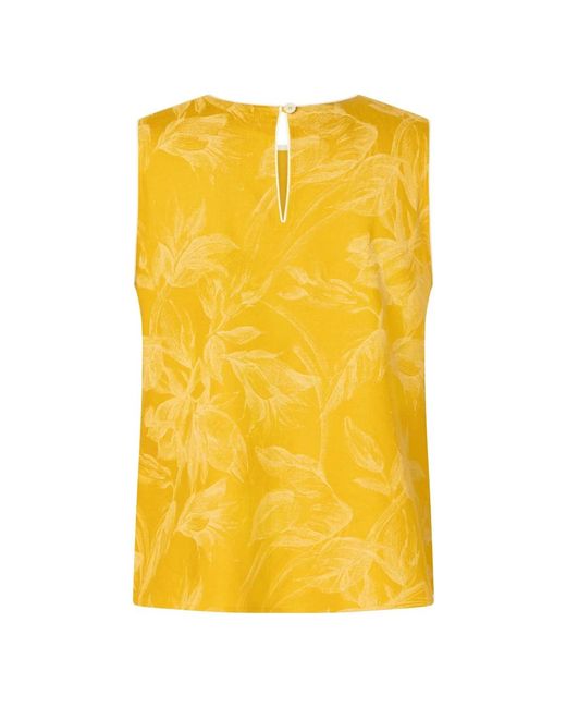Windsor. Sleeveless Top in het Yellow