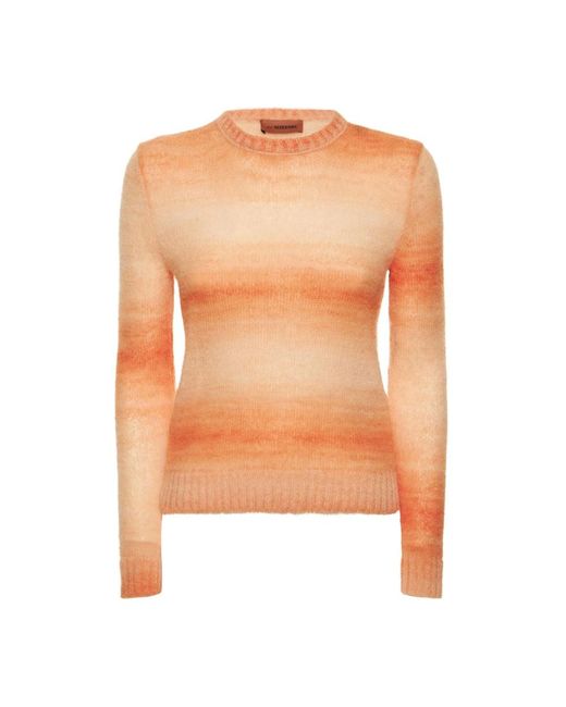 Missoni Orange Round-Neck Knitwear