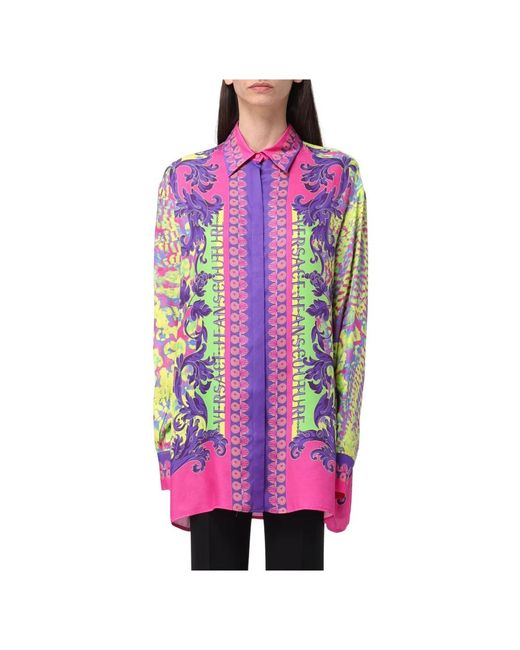 Shirts Versace de color Pink