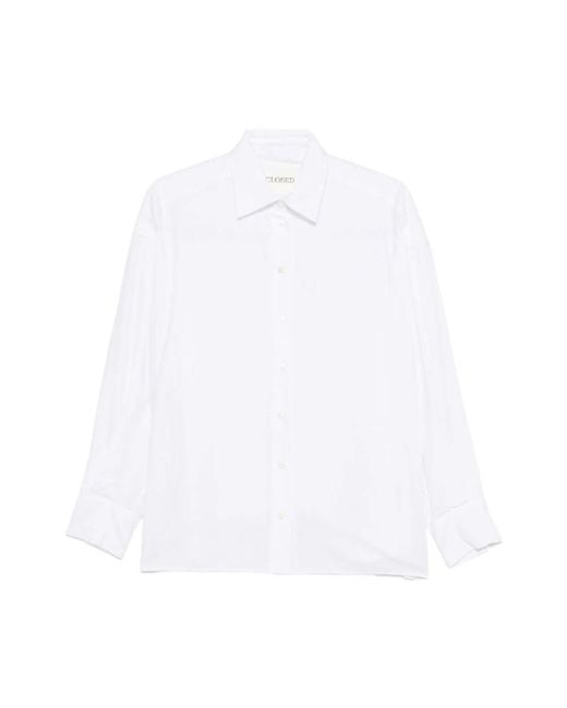 Shirts Closed de color White