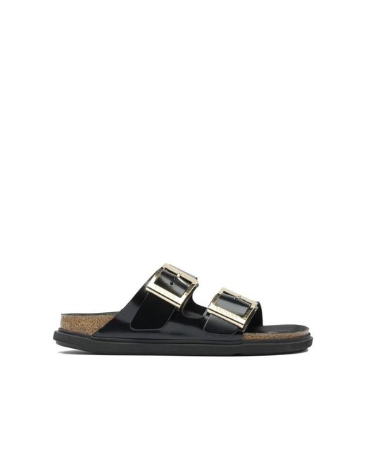 Birkenstock Sliders in het Black