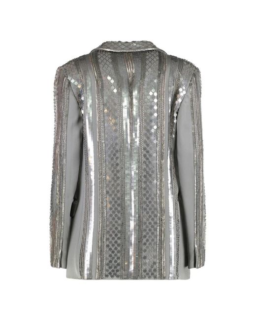 Blazers Alberta Ferretti en coloris Gray