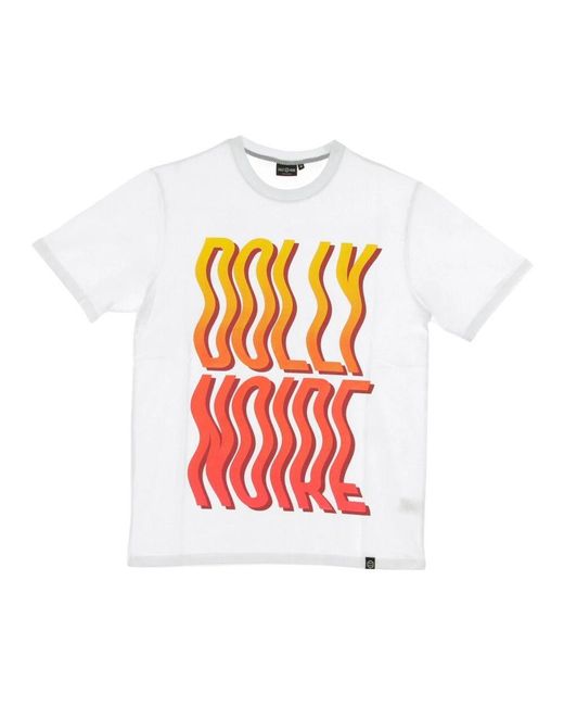 DOLLY NOIRE Weißes Summer Wave Herren T-Shirt in White für Herren