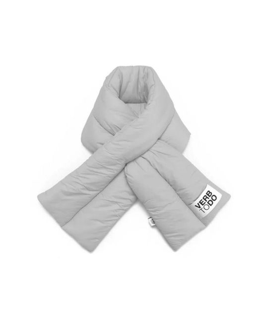 Verb to Do Vertical Puffer Schal in Gray für Herren