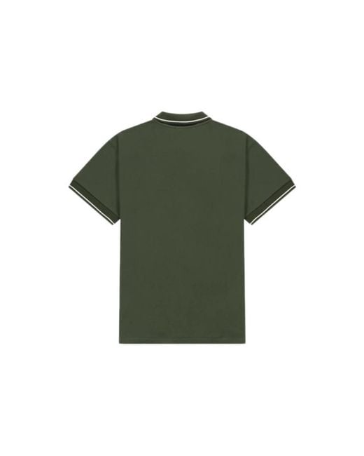 In Gold We Trust Green Polo Shirts for men