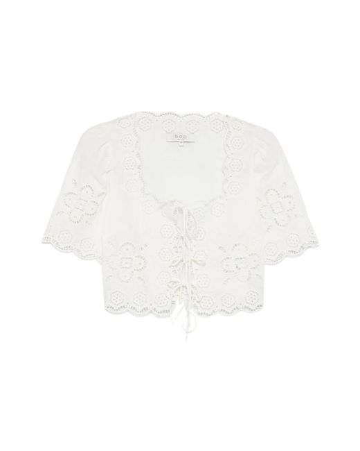 Sea White Blouses